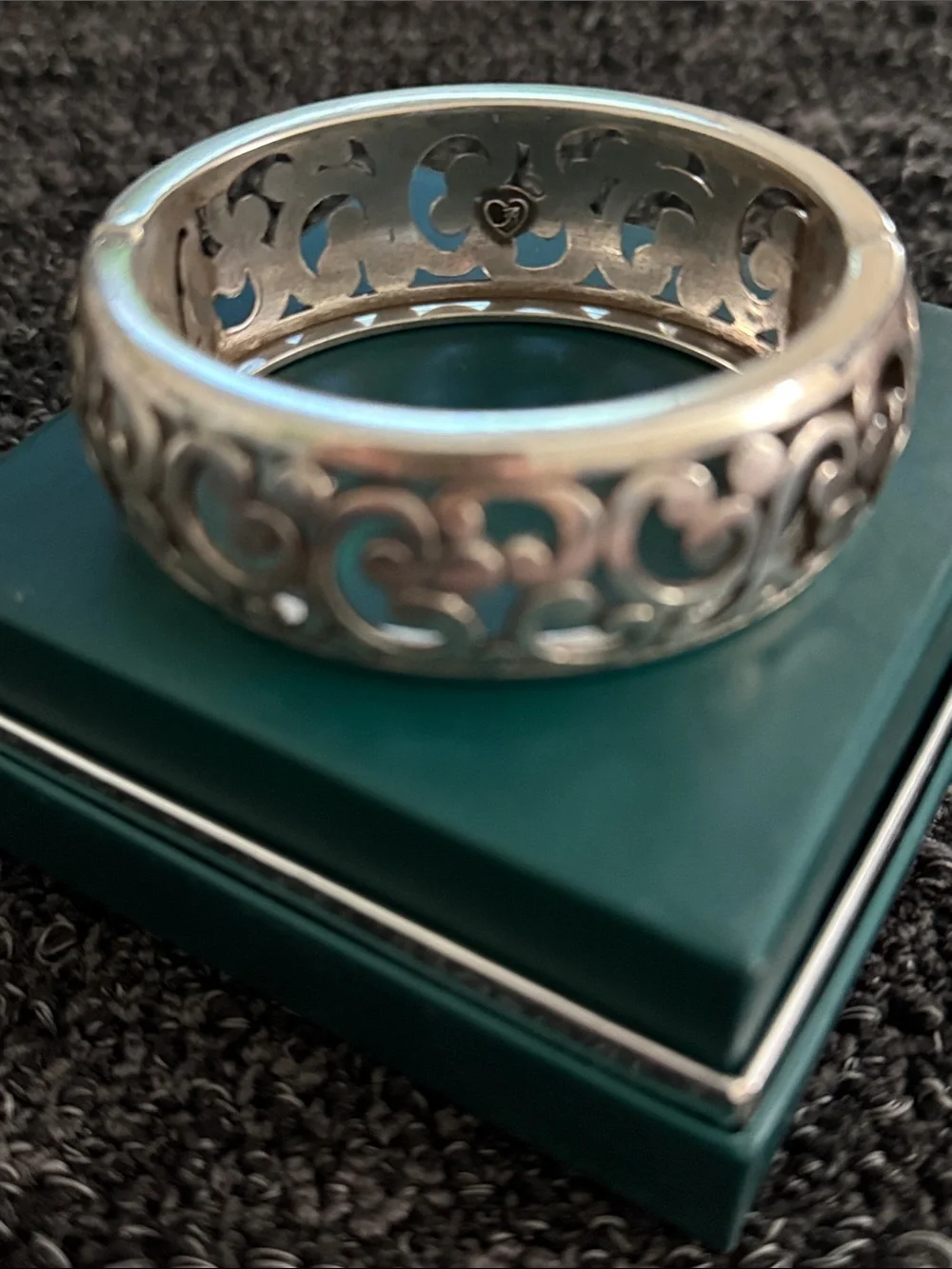 Brighton Silver Filigree Scroll Ring - Silver